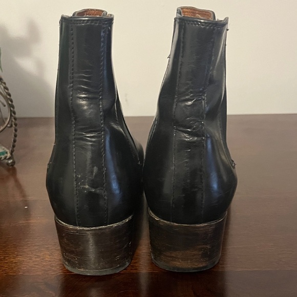 FRYE Black Leather Ankle Booties - Picture 2 of 10